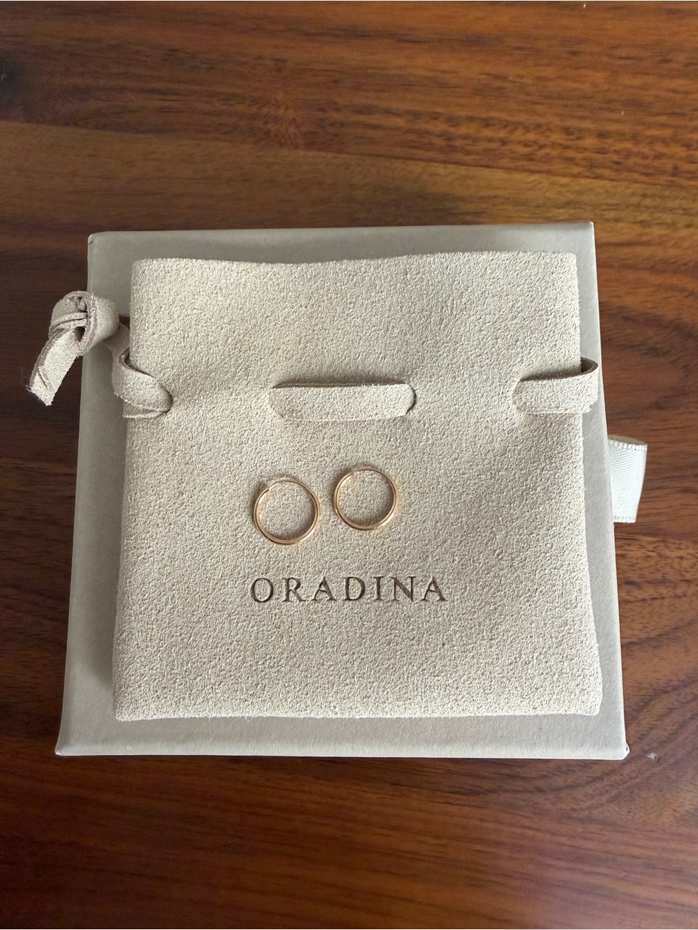 Oradina Gold Hoop Earrings - Classic Small Gold Hoops